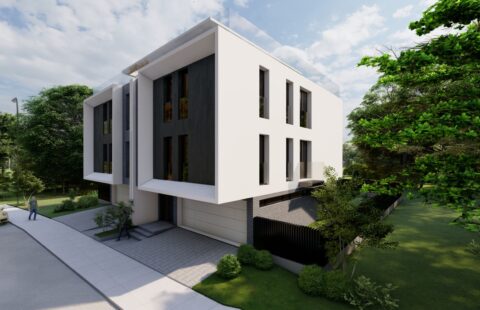 Триетажна къща близнак в гр. Костинброд