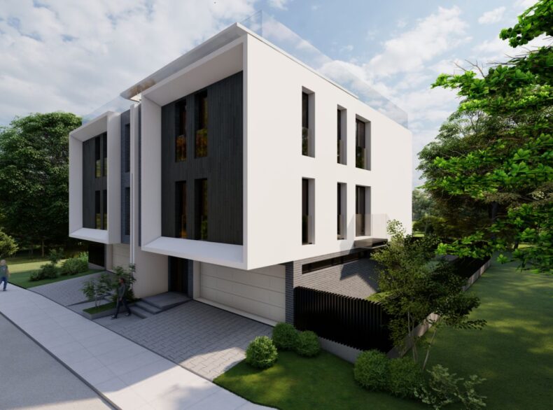 Триетажна къща близнак в гр. Костинброд